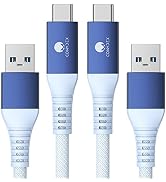 CONMDEX USB C Cable [3ft, 2-Pack] 10Gbps USB 3.1 Gen 2 USB A to USB C Data Transfer Cord, 3A Fast...
