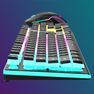 Floating illuminated keycaps