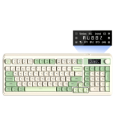 AULA S99 Pro Keyboard, Tri-Mode Bluetooth/2.4GHz/USB-C Cute Creamy Gaming Keyboard