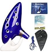 Legend of Zelda Ocarina Instrument Alto C 12 Hole Ocarinas of Time Ceramic Ocarina Zelda Instrume...