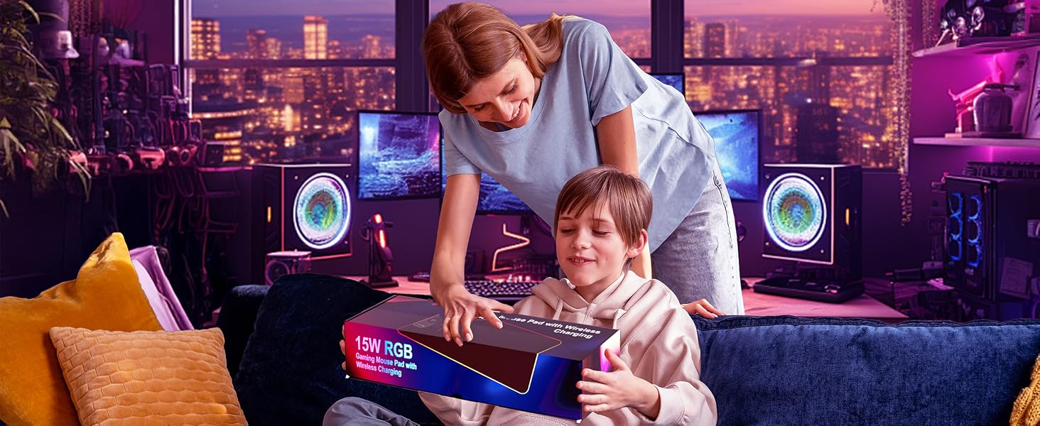 Wireless Charging Mouse Pad