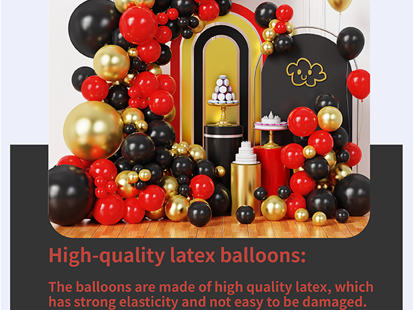 gold balloons