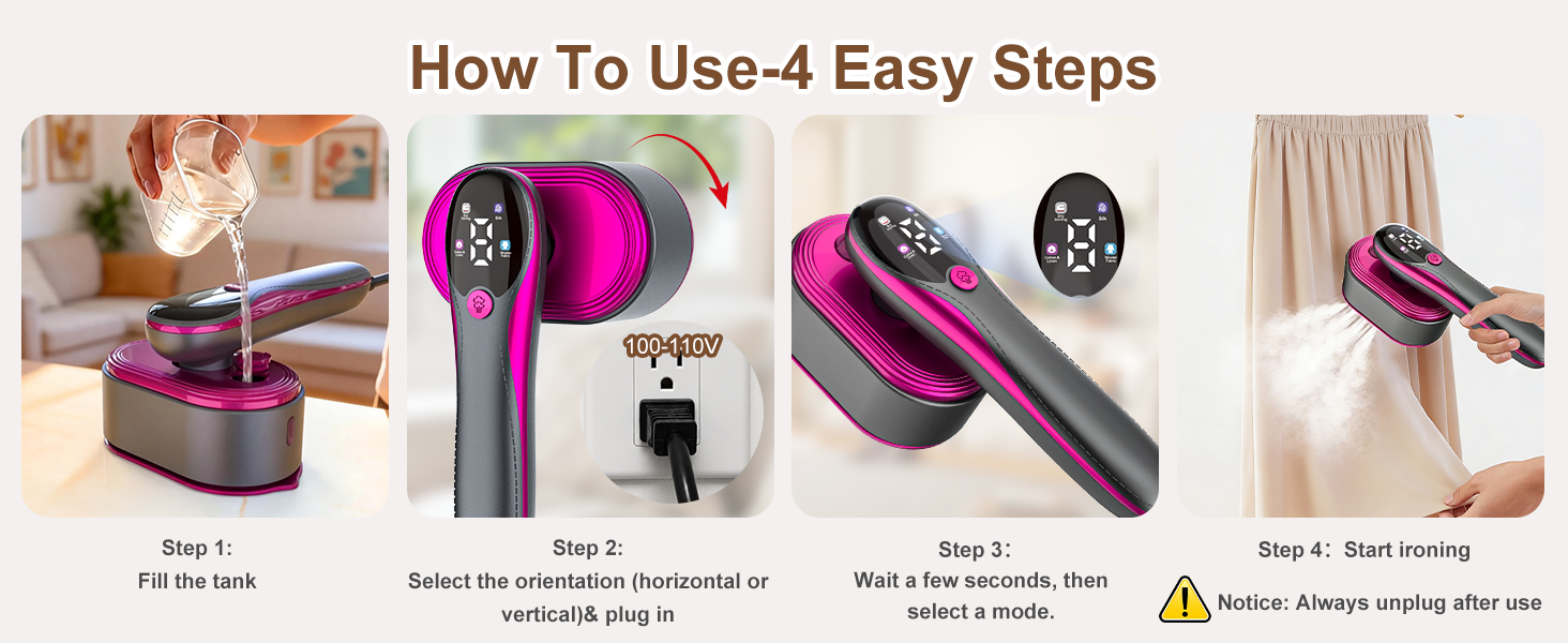 KOKABI Travel Steamer for Clothes