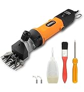 Hoteche Sheep Shears 300W Professional Electric Sheep Clipers Farm Animal Shearing Equipment with...