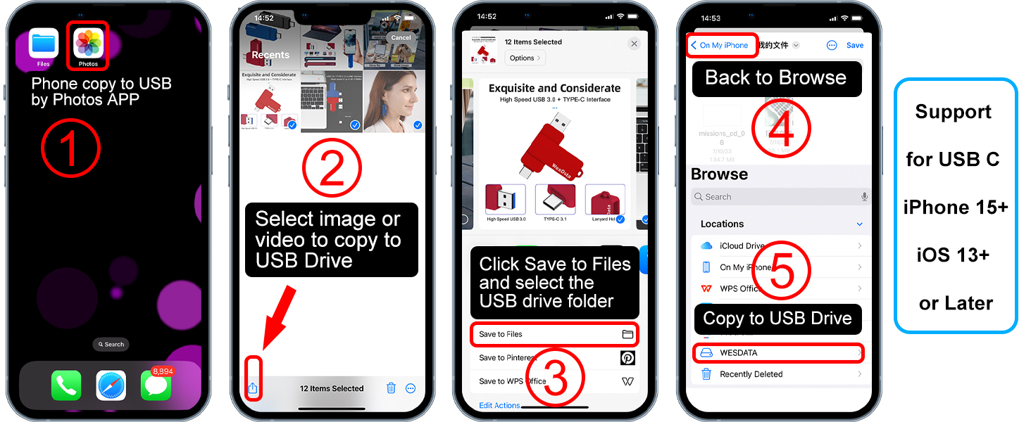 USB C flash drive 32GB-red-13