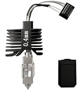 HIKUDIY 0.4mm Integrated Hotend Nozzle for Bambu Lab P1P/P1S, Hardened Steel All-Metal Print Head...