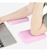 Leolee Elbow Rest Pads for Desk, Pink Ergonomic Wrist Rest Pad Arm Rest Pads with Memory Foam &amp; N...
