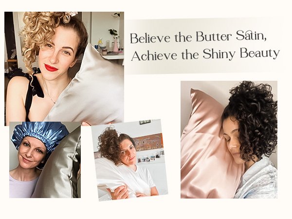 satin pillowcase with zipper