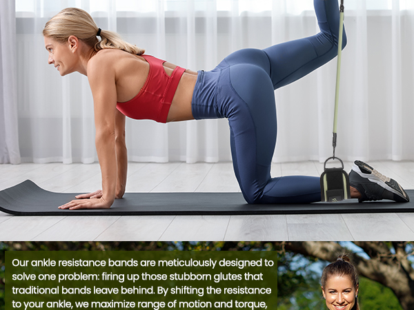 Ankle Resistance Bands with Cuffs