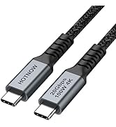 HOTNOW USB C Monitor Cable 1.5ft, Short USB C Video Cable 4k @60hz USB 3.2 gen 2x2 Cords with 20G...