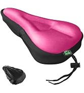 Zacro Bike Seat Cushion - Gel Padded Bike Seat Cover for Men Women Comfort, Extra Soft Exercise B...
