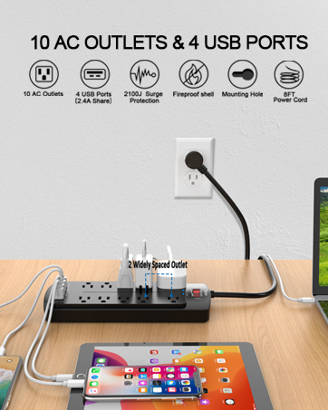 power strip with usb ports