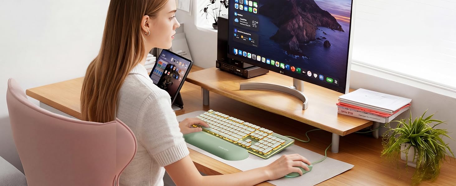 wired keyboard and mouse combo