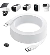 delilyn 25ft Power Cable for eufy SoloCam S220/S340, C210, Power Extension Cable for eufyCam 3/S3...