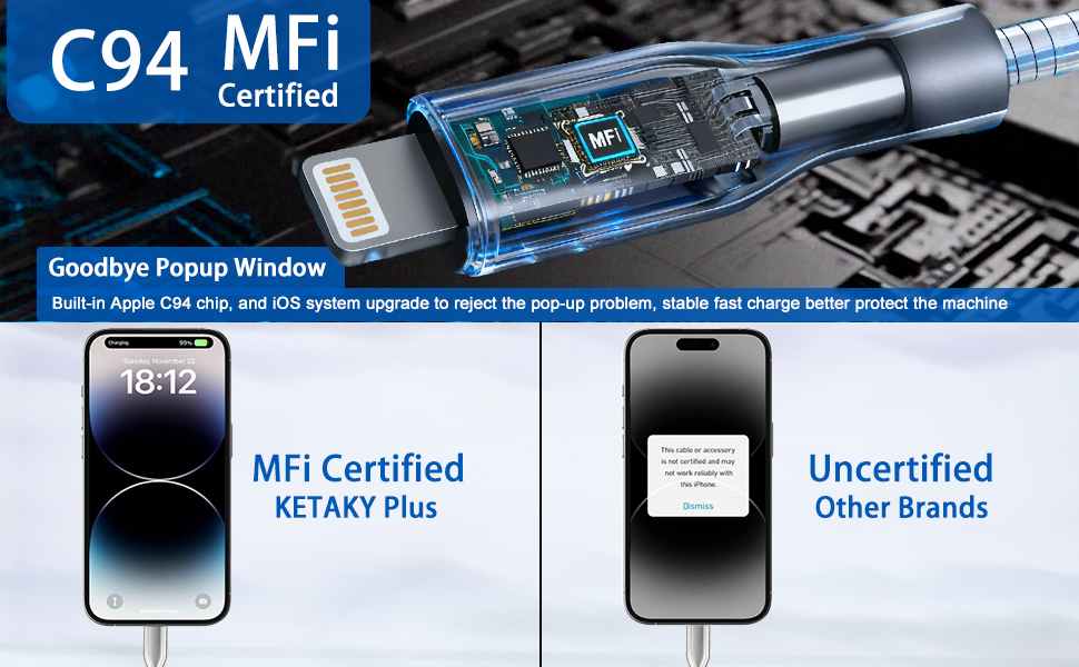 metal usb c to lightning cable