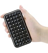 Wireless Keyboard Super Mini Rechargeable Cordless Bluetooth Keybaord,Silent Compact Small Pocket...