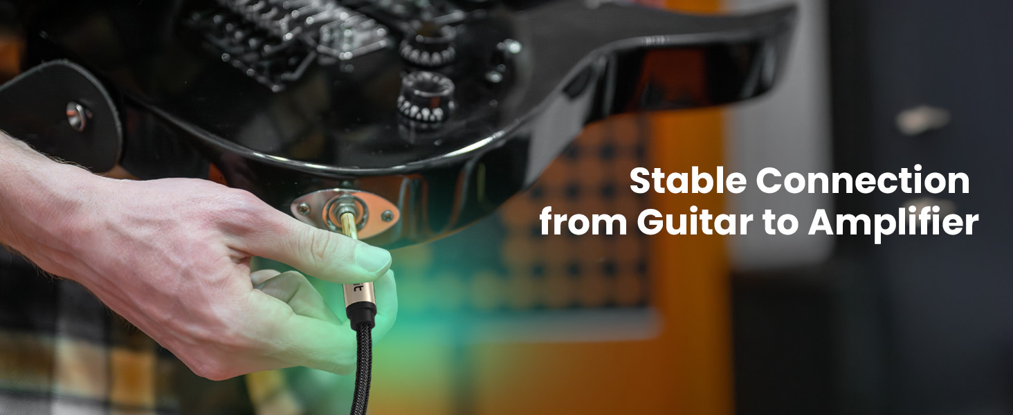 Stable Connection from Guitar to Amplifier