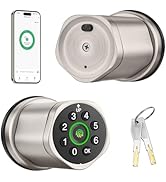 Leydebong 4-in-1 Smart Door Lock with Fingerprint and Keypad - Keyless Entry Electronic Lock with...