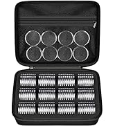 96 Pieces 46mm Coin Capsules, with Foam Gasket and Plastic Storage Organizer Box, 6 Sizes (20/25/...