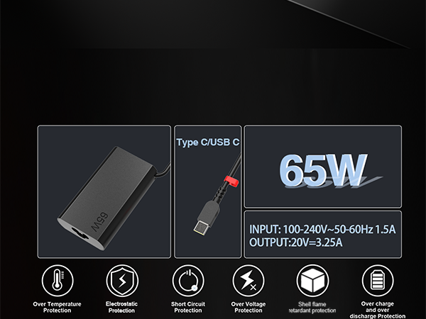 lenovo 65w usb c charger