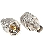 Anina BNC Female to UHF Male RF Coaxial Adapter for PL259 CB Radio Adapters Coax Connectors 2 Packs