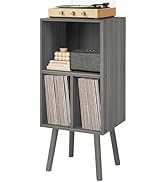 Record Player Stand with Vinyl Storage, Wooden Vinyl Record Stand, Record Player Cabinet, Record ...