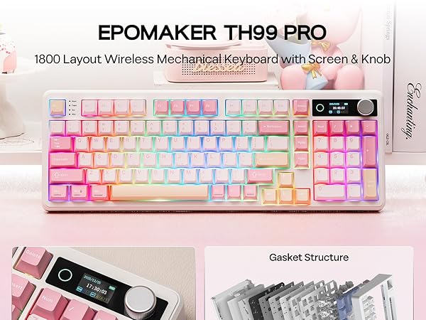 EPOMAKER TH99PRO Wireless Gaming Keyboard