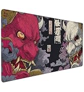 Japanese Gaming Mouse Pad, XXL Non-Slip Rubber Desk Mat, Washable and Durable, Vibrant Multi-Colo...