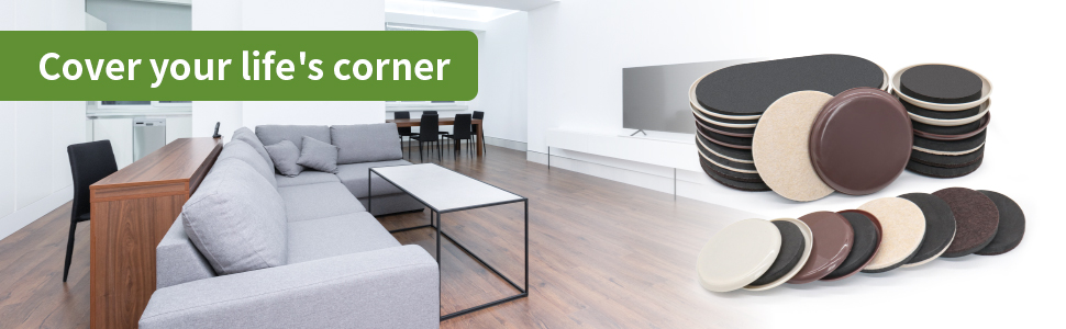 Round Furniture Sliders