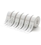 NIIMBOT D11 Label Maker Tape 6Rolls Adhesive Thermal Label Paper 0.59