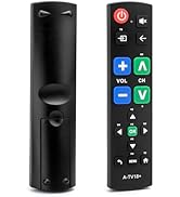Zmmyld Big Button Universal TV Remote with IR Learning Function for All Major TV Brand, Great for...