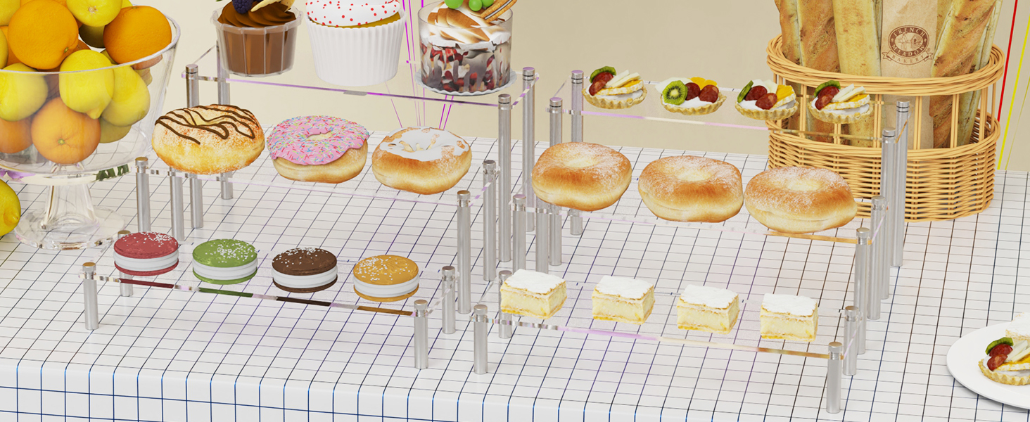 ACRYLIC DISPLAY RISER Perfume Cupcake stand
