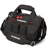 Workpro 12-inch Close Top Wide Mouth Storage Tool Bag, W081020A