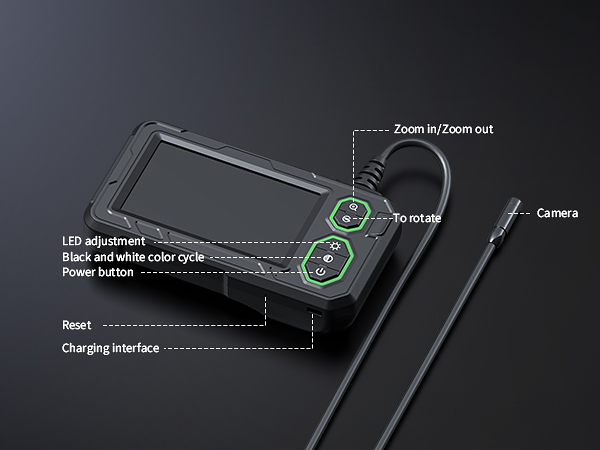 Endoscope Camera with Light