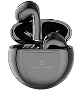 MAS CARNEY M2 True Wireless Earbuds Bluetooth 5.3 Headphones Touch Control with Wireless Charging...