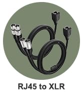 RJ45 to XLR Cables