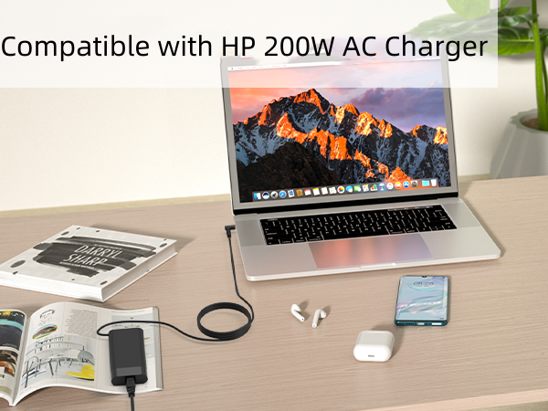 HP 200W Laptop Charger