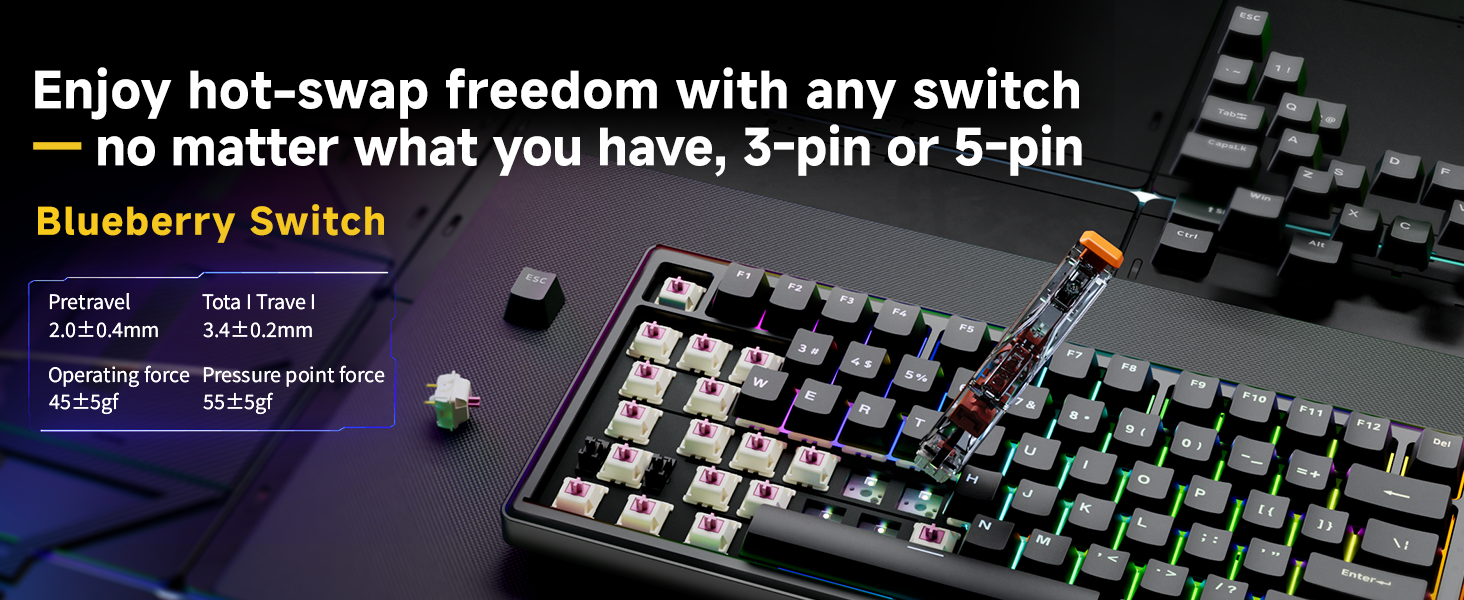 75% Mechanical Gaming Keyboard