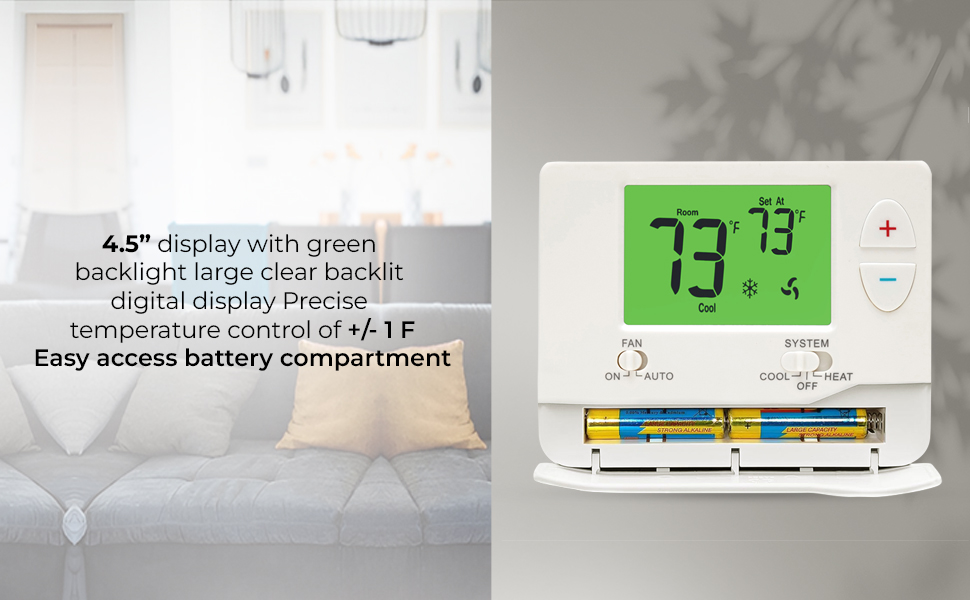 precise temprature control easy access battery area