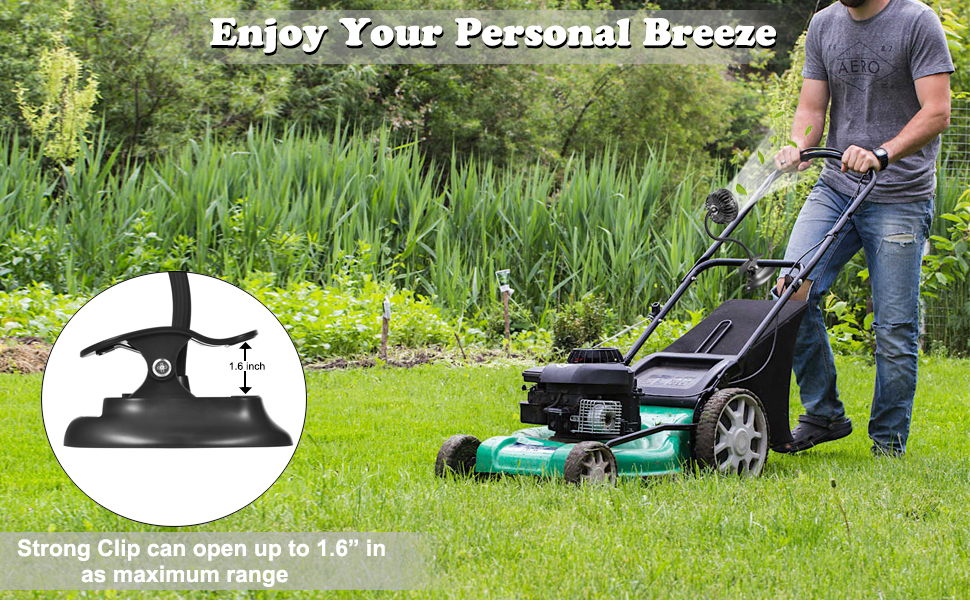 Glovion clip fan USB Fan mini fan small fan desktop fan summer fan