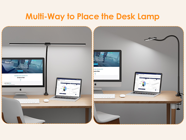 computer monitor light clip on desk lamp sewing