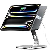 Magnetic Charging Stand for iPad Pro 11" / iPad Air 11" M2 M3, Foldable Aluminum Alloy Tablet Hol...