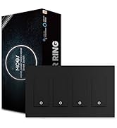 MOES 2nd Generation WiFi Smart Light Switch, 3-Way Wall Switch 2.4GHz, Neutral Wire Required, Sma...