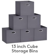 13 inch Cube Storage Bins