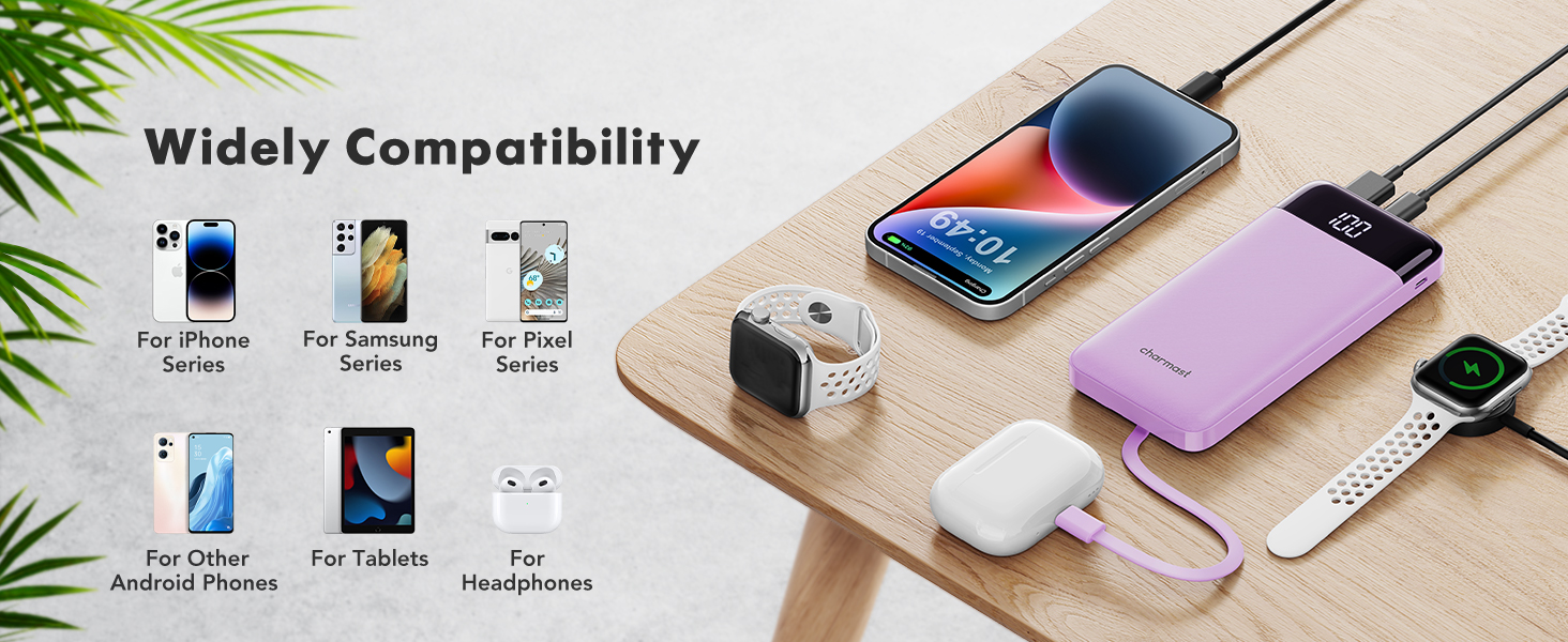 a table with various gadgets on it