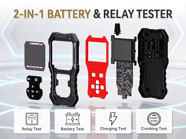 Battery Tester &amp; Relay Tester 2 IN 1
