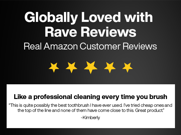 AquaSonic Black Series Electric Toothbrush safe for sensitive teeth