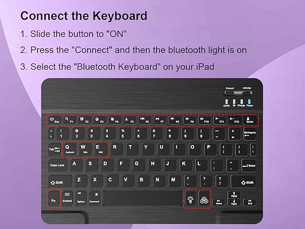 connect the keyboard