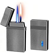 NINSI Smart Butane Torch Lighter - 4 Ignition Modes (Voice Activated, Gravity Sensor, Airflow, Ta...