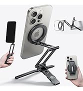 Lamicall for Magsafe Tripod Stand - [Triple Axis Foldable] Aluminium Magnetic Tripod for iPhone, ...